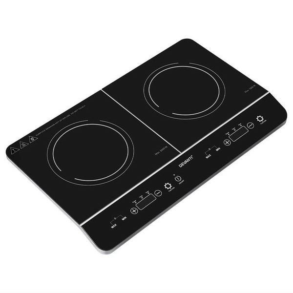 Devanti Electric Induction Cooktop 60Cm Portable Kitchen Ceramic Glass Cooker Cooktops