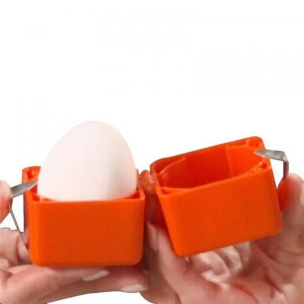 Portable Cube Shape Egg Opener Efficient Eggshell Cracker Separator Baking Kitchen Tool