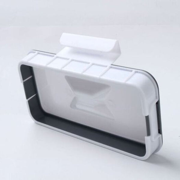 Cupboard Door Back Hanging Trash Rack Kitchen Garbage Rubbish Bag Cabinet Shelf White Rubbish Bins