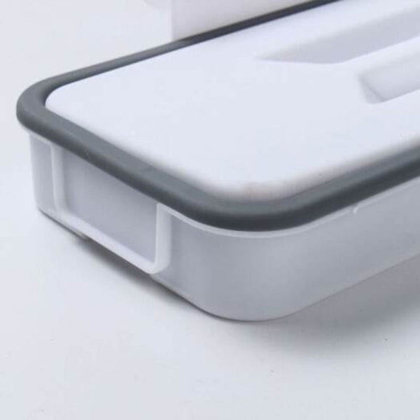 Cupboard Door Back Hanging Trash Rack Kitchen Garbage Rubbish Bag Cabinet Shelf White Rubbish Bins