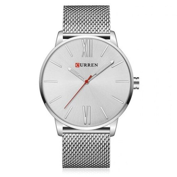 Veile Studios 8238 Men's Waterproof Quartz Watch Silver Watches
