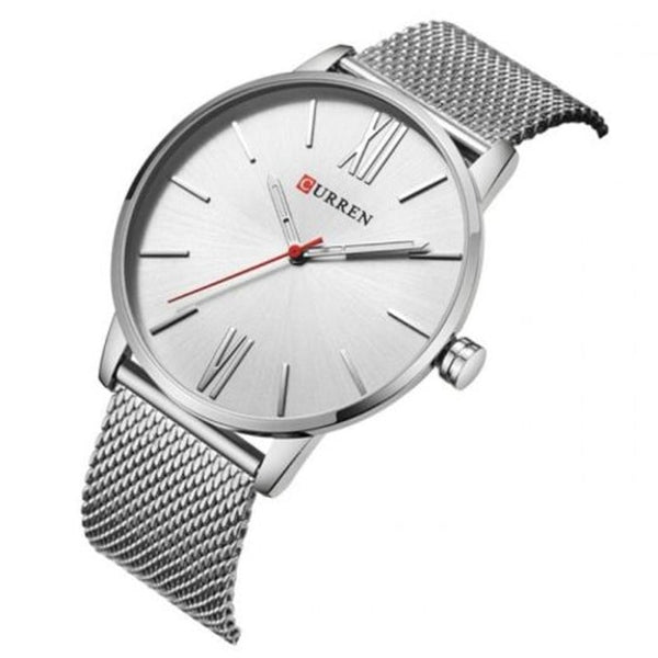 Veile Studios 8238 Men's Waterproof Quartz Watch Silver Watches