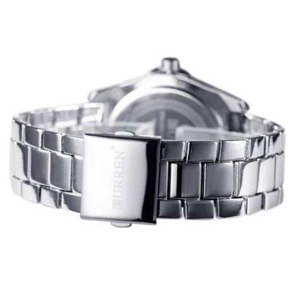 Veile Studios Men's Fashion And Casual Simple Quartz Sport Wrist Watch Silver Watches
