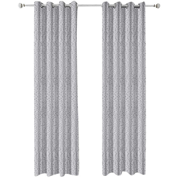 200Cm Grey Modern Luxury Retro Style Curtains For Living Room Bedroom Decor Curtains & Drapes