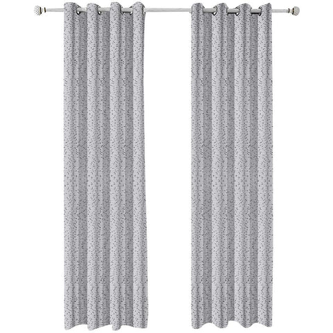250 Centimetre Grey Modern Luxury Retro Style Curtains For Living Room Bedroom Curtains & Drapes