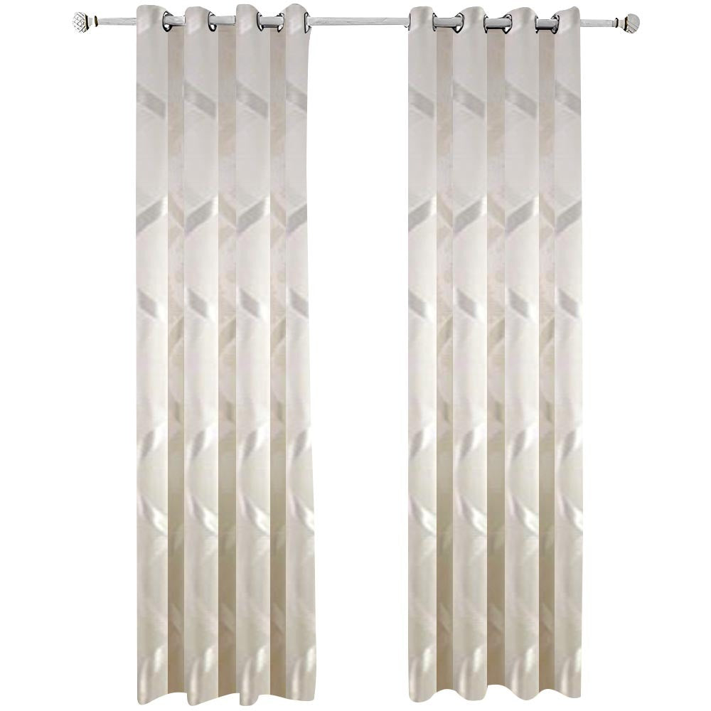 300Cm Plain White Curtains Modern Luxury Retro Style For Garden Decor Curtains & Drapes
