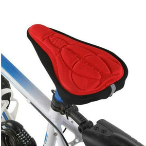 Cushions Covers Bicycle Seat 3D Gel Ultra Soft Suitable For Mountain Bike Riding Men And Women Red