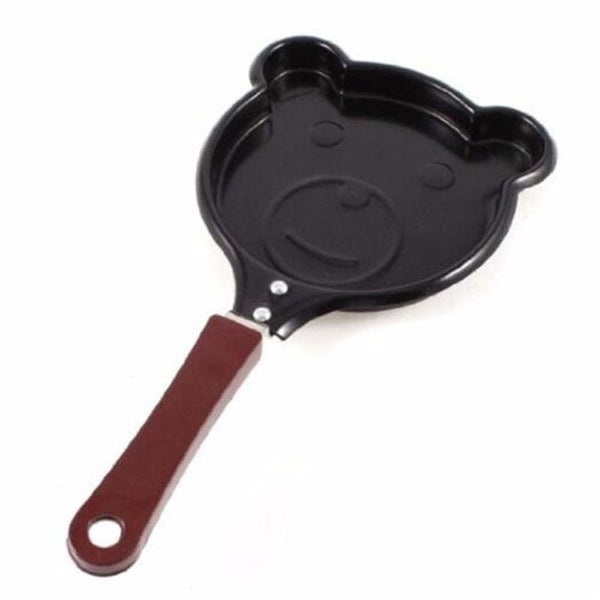 Cute Bear Non Stick Mini Egg Frying Pan Kitchen Cooking Tool Frying & Grill Pans