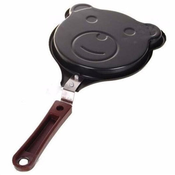 Cute Bear Non Stick Mini Egg Frying Pan Kitchen Cooking Tool Frying & Grill Pans