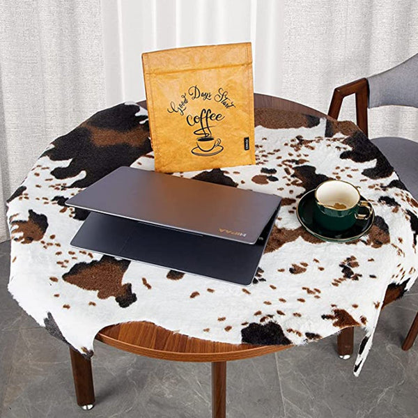 Cute Cow Print Rug Western Decor For Living Room