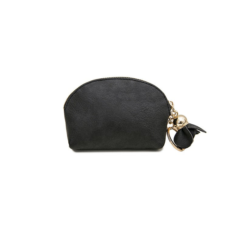 Cute Fashion Student Coin Purse Female Short Card Package Mini Fresh Bag Simple Section Wallets