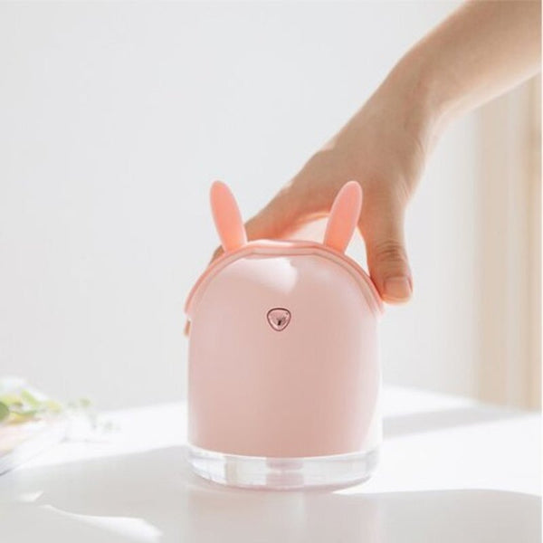 Cute Pet Wireless 2000Mah Rechargeable Portable Usb Color Led Humidifier Flamingo Pink Humidifiers