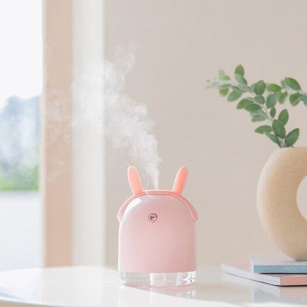Cute Pet Wireless 2000Mah Rechargeable Portable Usb Color Led Humidifier Flamingo Pink Humidifiers
