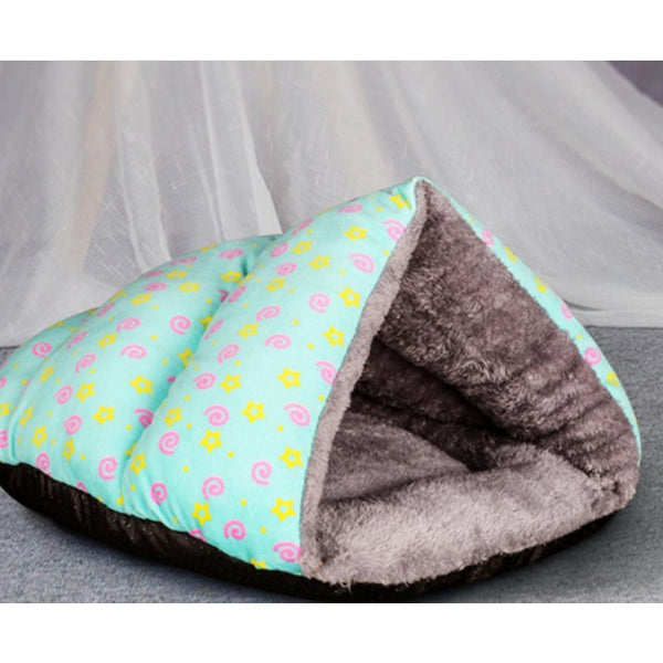 Cute Winter Deep Sleep Cat Litter Colorful Pet Supplies Warm Nest Washable Dog Bed 12