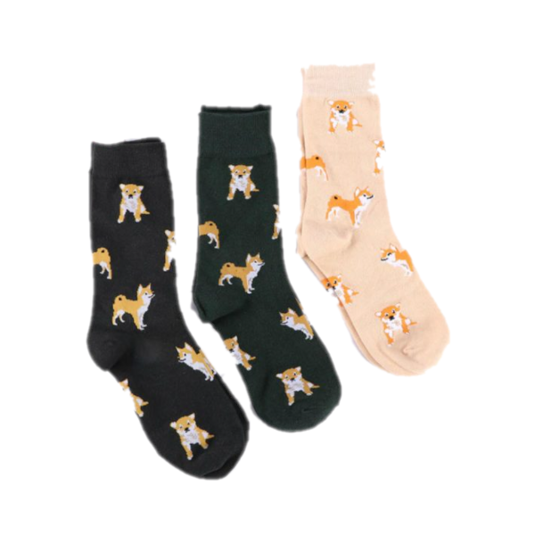 Cute Kawai Cartoon Puppy For Women Socks