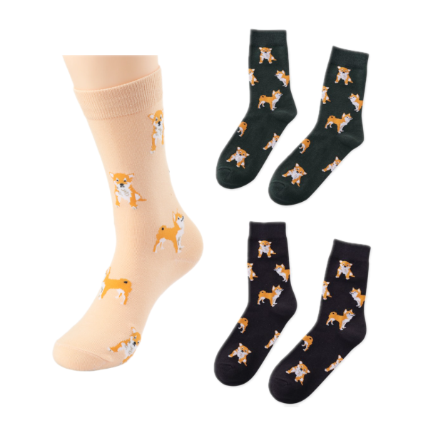 Cute Kawai Cartoon Puppy For Women Socks