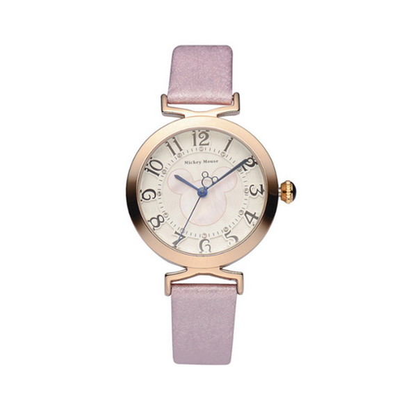 Veile Studios Creative Belt Girl Watch Fashion Simple Cute Mickey Quartz Leather Strap Ladies Watches