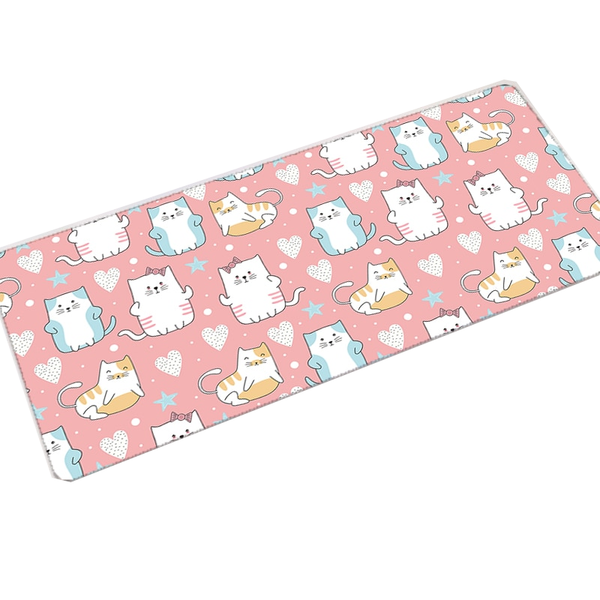 Mouse Pads & Wrist Rests Cute Cat Kitten Kawaii Large Mouse Pad Desk Mat Home Office Hd Original Image