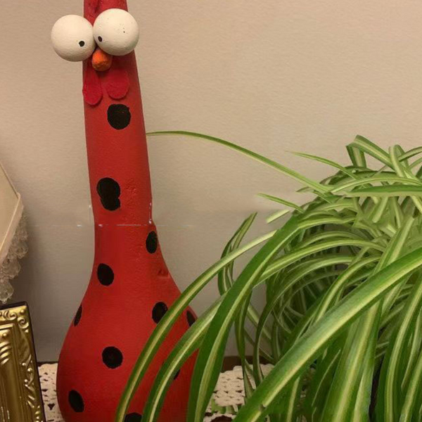 Cute Colourful Chicken Garden Ornaments Yard Decorations Ornaments & Statues