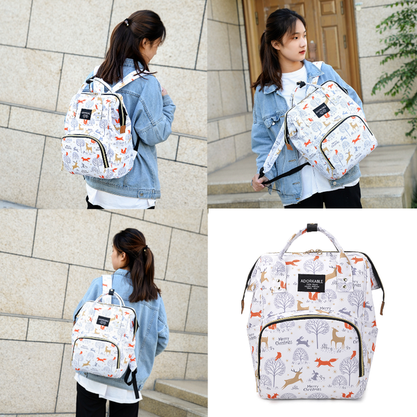 Cute Colourful Multifunctional Backpack Nappy Bag Nappy Bags