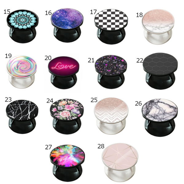 Cute Foldable Phone Finger Ring Holder Pop Socket Stand Decals