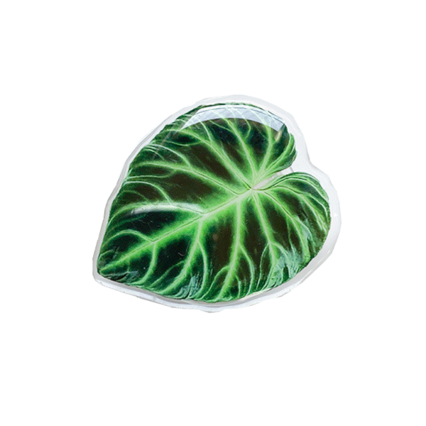 Cute Green Leaves Smart Phone Holder Finger Stand Mounts & Holders