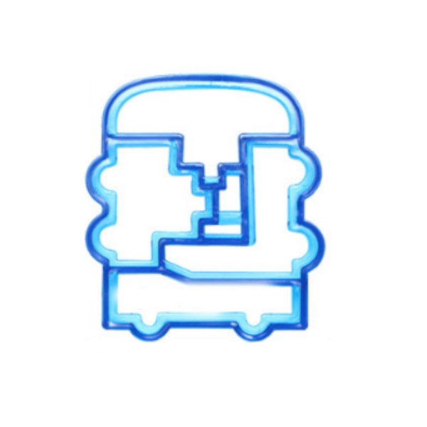 Cute Puzzle Plastic Sandwich Cutters Cookie Cutters