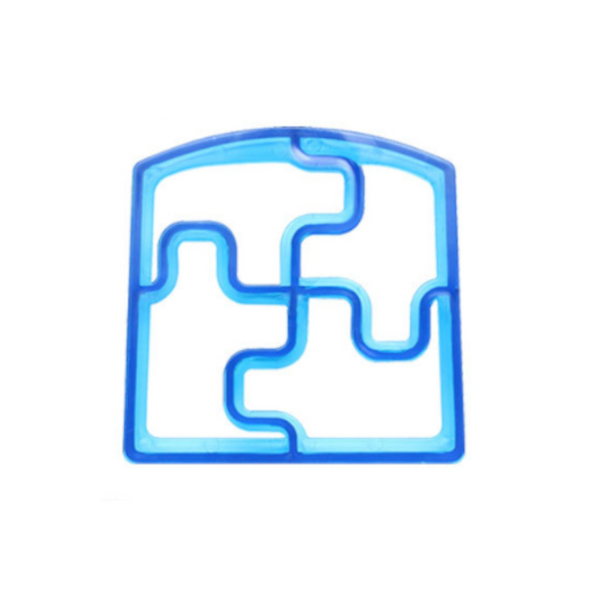 Cute Puzzle Plastic Sandwich Cutters Cookie Cutters
