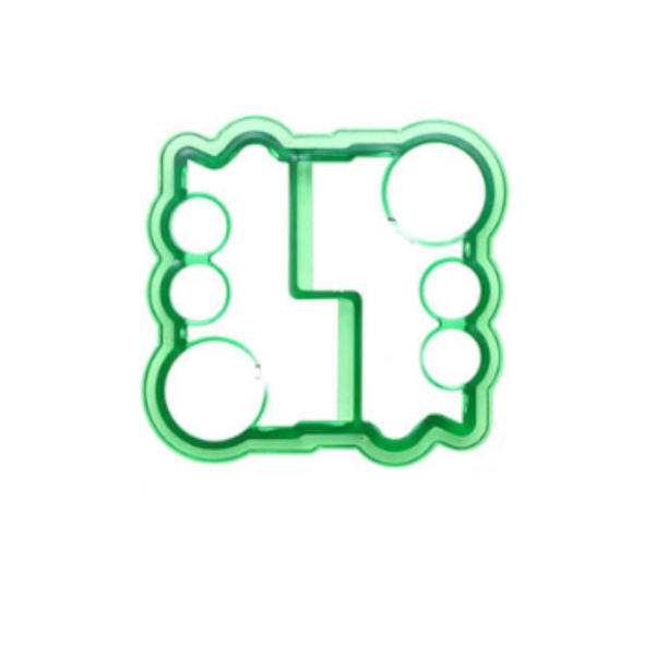 Cute Puzzle Plastic Sandwich Cutters Cookie Cutters