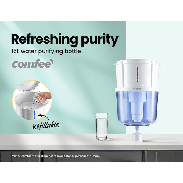 Comfee Water Purifier Dispenser 15L Filter Bottle Cooler Container