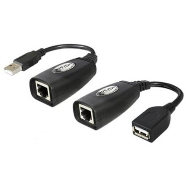 150Ft Usb 2.0 To Rj45 Lan Network Extension Cable Adapter Black Usb Cables Hubs & Adapters