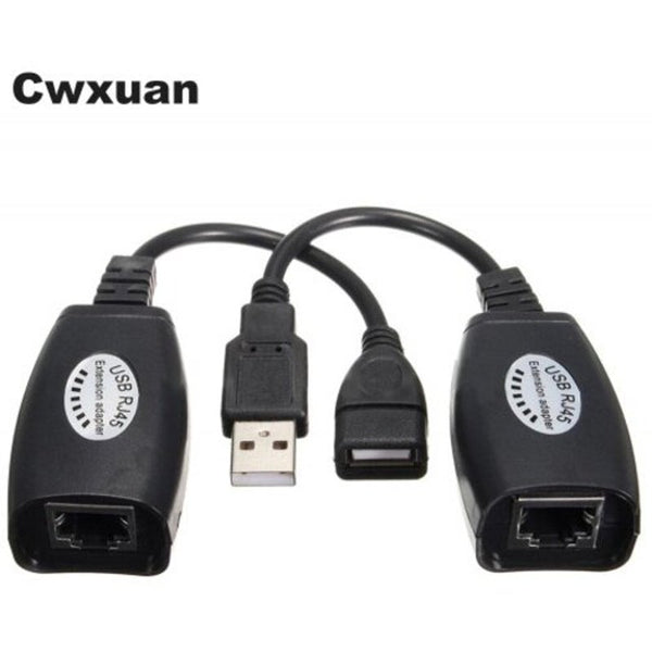 150Ft Usb 2.0 To Rj45 Lan Network Extension Cable Adapter Black Usb Cables Hubs & Adapters