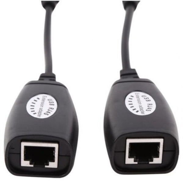 150Ft Usb 2.0 To Rj45 Lan Network Extension Cable Adapter Black Usb Cables Hubs & Adapters