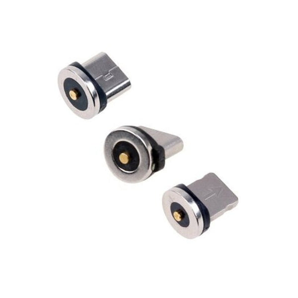 3 In 1 Micro Usb / 8 Pin Type Magnetic Fast Charging Cable Kit Red Cables & Adapters