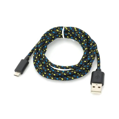 Micro Usb To 2.0 Quick Charging Data Transmission Cable 300Cm Black