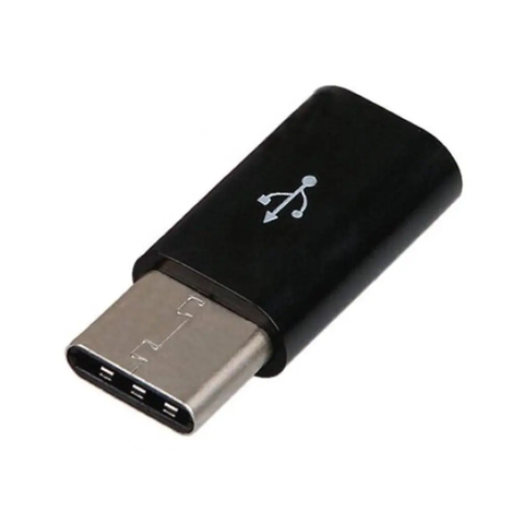 Usb 3.1 Type Male To Micro Female Adapters 3Pcs Black