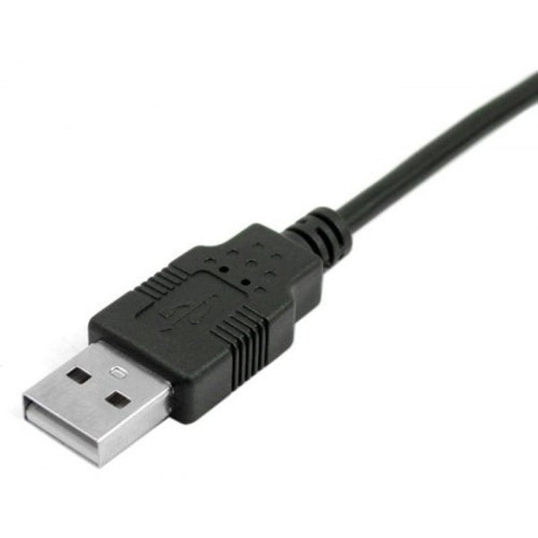 U2 205 0.3M Micro Usb 90 Degree Angled Data Cable Black