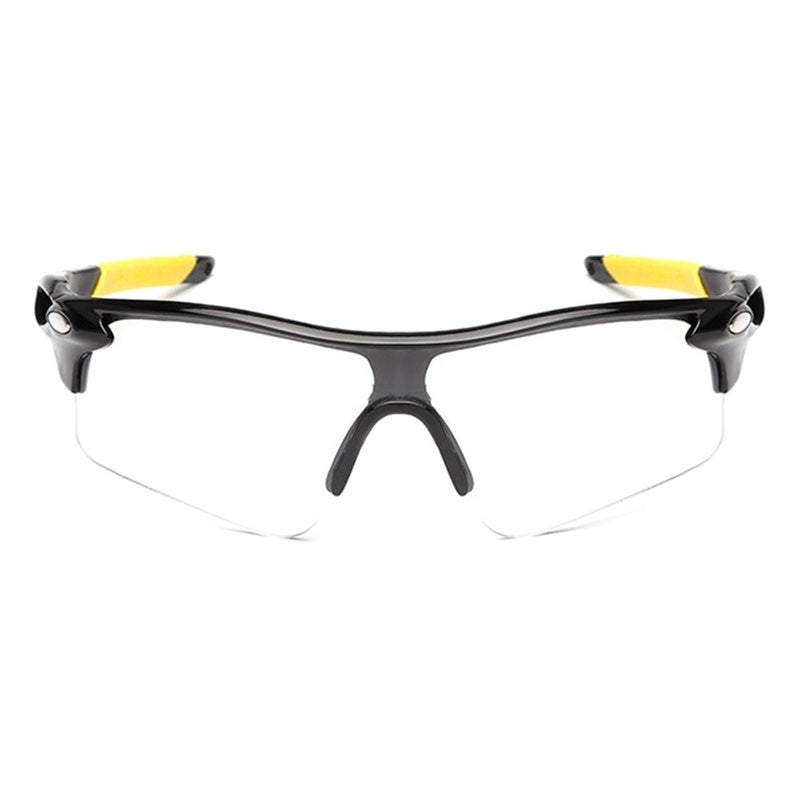 Cycling Eyewear Outdoor Sunglass Riding Sports Sunglasses Black Yellow Frame Sunglasses Goggles