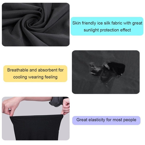 Cycling Face Mask Clothing Neck Gaiter Breathable Cooling Riding Wrap Outdoor Sports Scarf Men Women Black Balaclavas Masks & Tubes