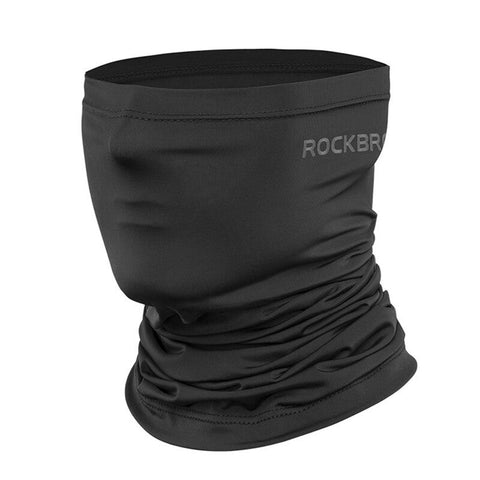 Cycling Half Mask Motorcycle Neck Warmer Riding Gaiter Cooling Climbing Running Hiking Wrap Ice Silk Dust Sunlight Protection Headgear Black