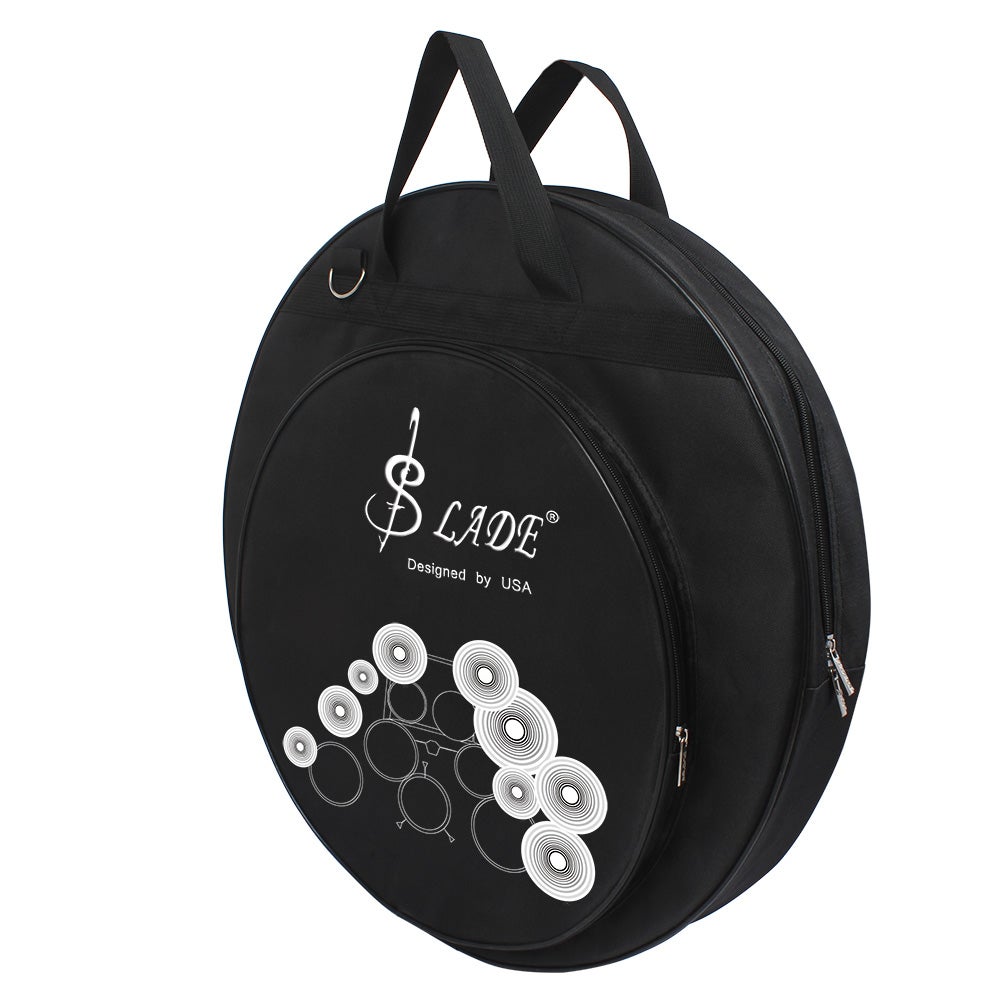 Cymbal Bag Backpack For 21 Inch Three Pockets With Removable Divider Shoulder Strap Percussion Accessories