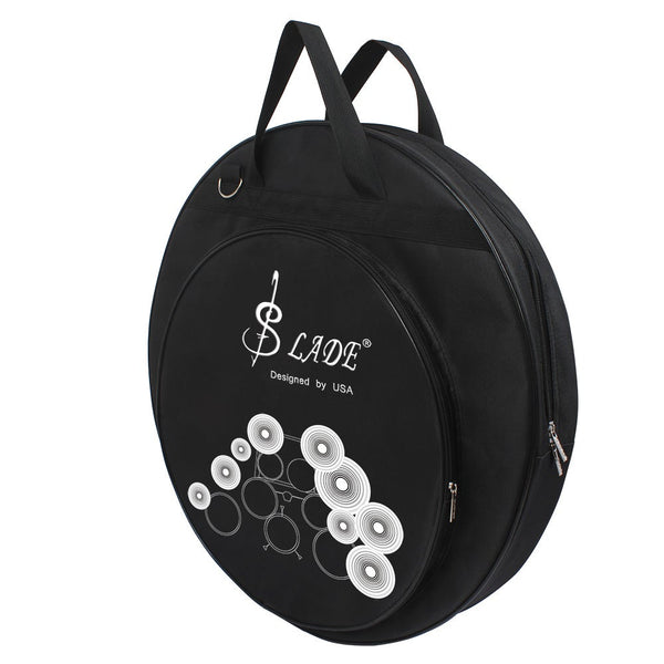Cymbal Bag Backpack For 21 Inch Three Pockets With Removable Divider Shoulder Strap Percussion Accessories