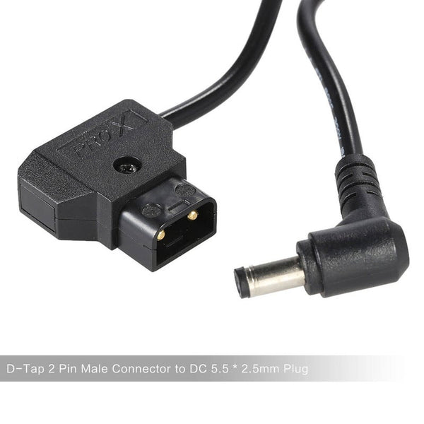 D Tap 2 Pin Male Connector To Dc 5.5 2.5Mm Plug Power Cord Cable Cables & Adapters