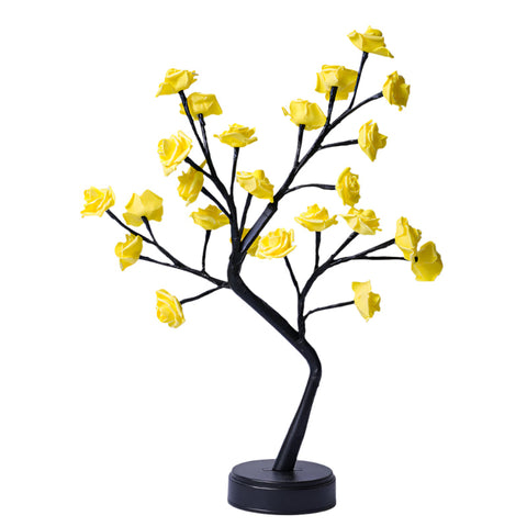 Table Lamp Flower Tree Rose Usb Operated Night Light For Home Wedding Decoration Night Lights