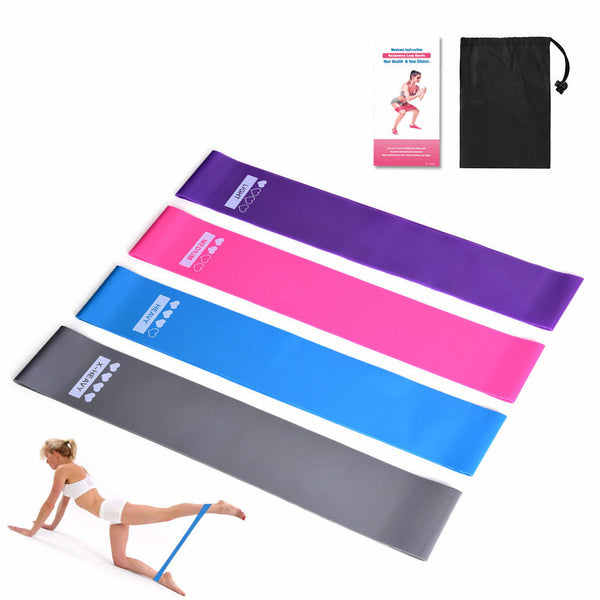 Resistance Bands Sealing Elastic Booty Sport Bodybuilding Rubber For Fitness Gym Leagues Equipment Sports Mini Yoga Resistance Trainers
