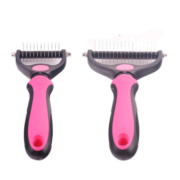 Deshedding Grooming Tool For Matted Long Curly Pet Fur Dog Grooming