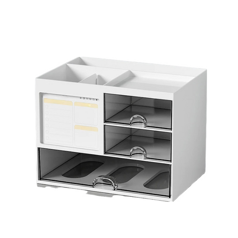 Storage Box Solo Mini Drawer Organizer With Notes Photo Cards Display Area Storage Boxes