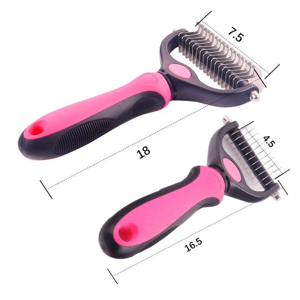 Deshedding Grooming Tool For Matted Long Curly Pet Fur Dog Grooming