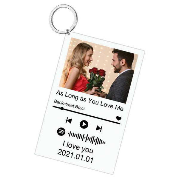 Mipgs Custom Song Keychain Photo Personalization Keyrings