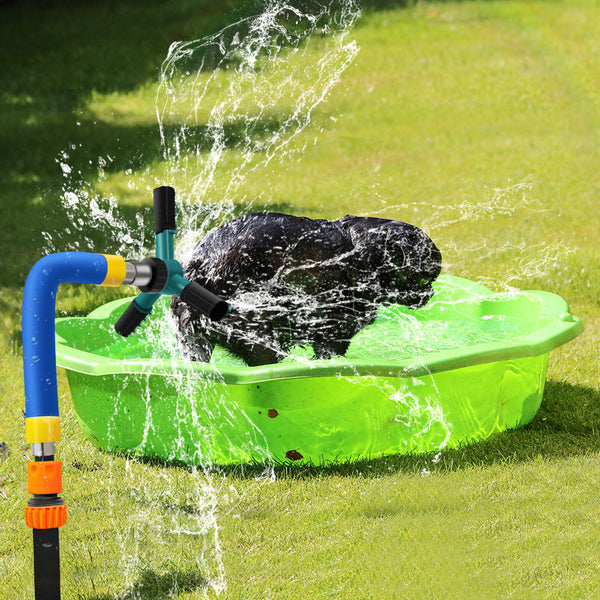 Summer Pet Garden Water Toy Watering Cooling Kids Trampoline Sprinkler Lawn Sprinklers & Sprinkler Heads